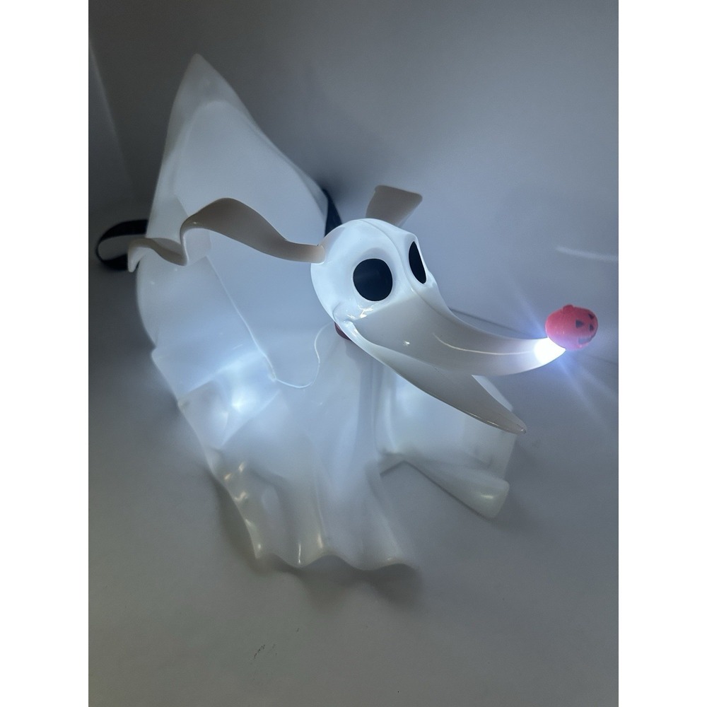 Disney Parks Zero Light Up Shoulder Pal NBC Halloween Popcorn Bucket - Picture 1 of 11